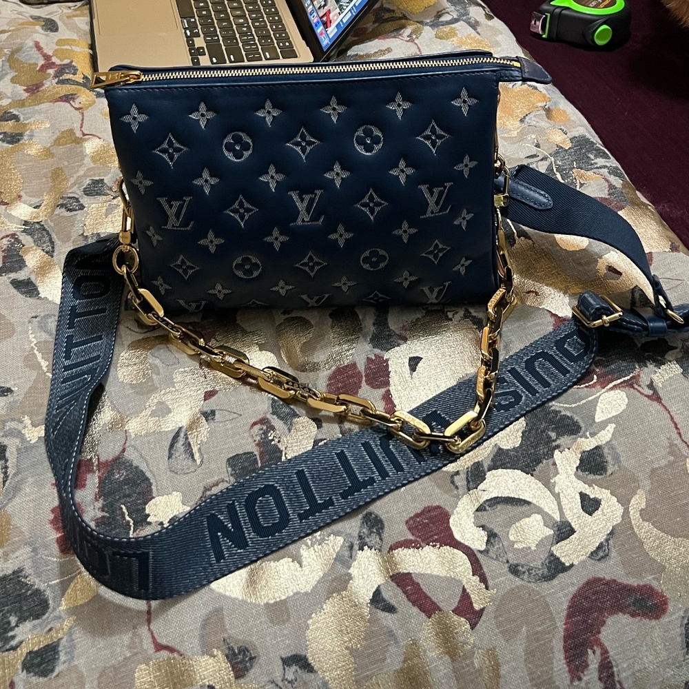 Louis Vuitton Coussin PM Denim Bleu